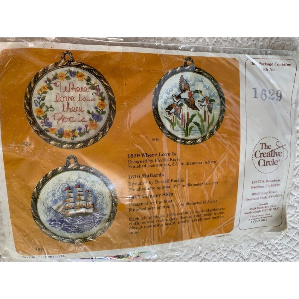 Creative Circle Where Love Is Counted Cross Stitch Kit - New